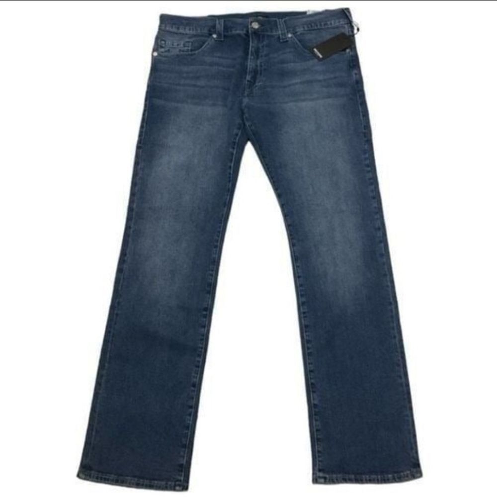 True Religion 36x34 Ricky SN Straight Leg Jeans NWT